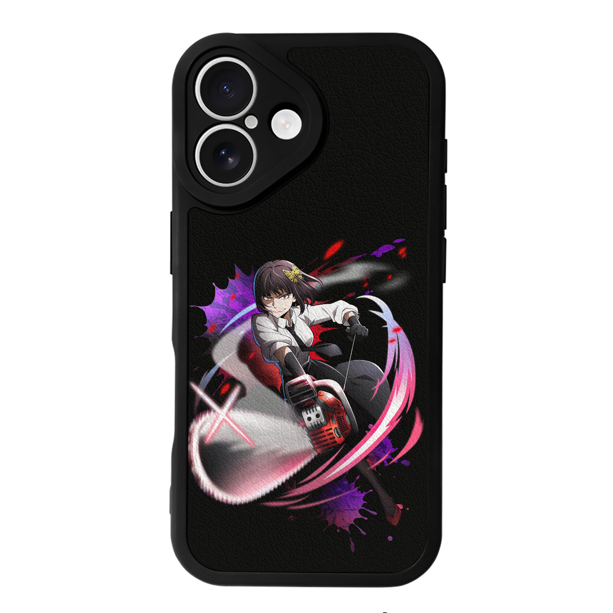 （画像用） 文豪ストレイドッグス Bungo Stray Dogs 【iPhone 16シリーズ対応】シリコンスマホケース（レザー調） 材質：シリコン